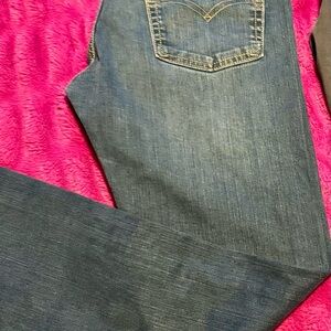 Levi's Dark Blue Straight Jeans